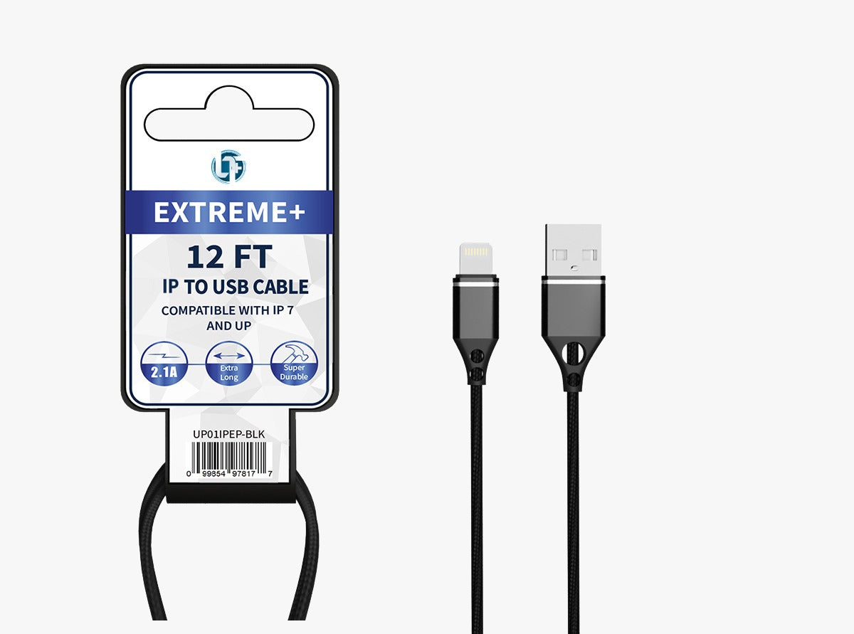 Uplus 12FT IP to USB Cable (Black)