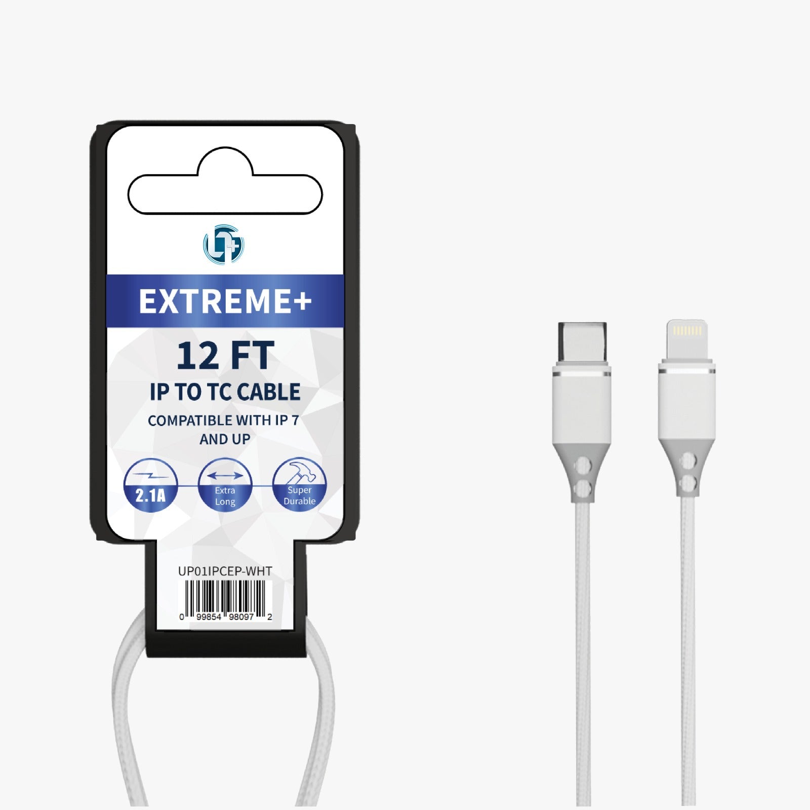 Uplus 12FT IP to TC Cable (White)