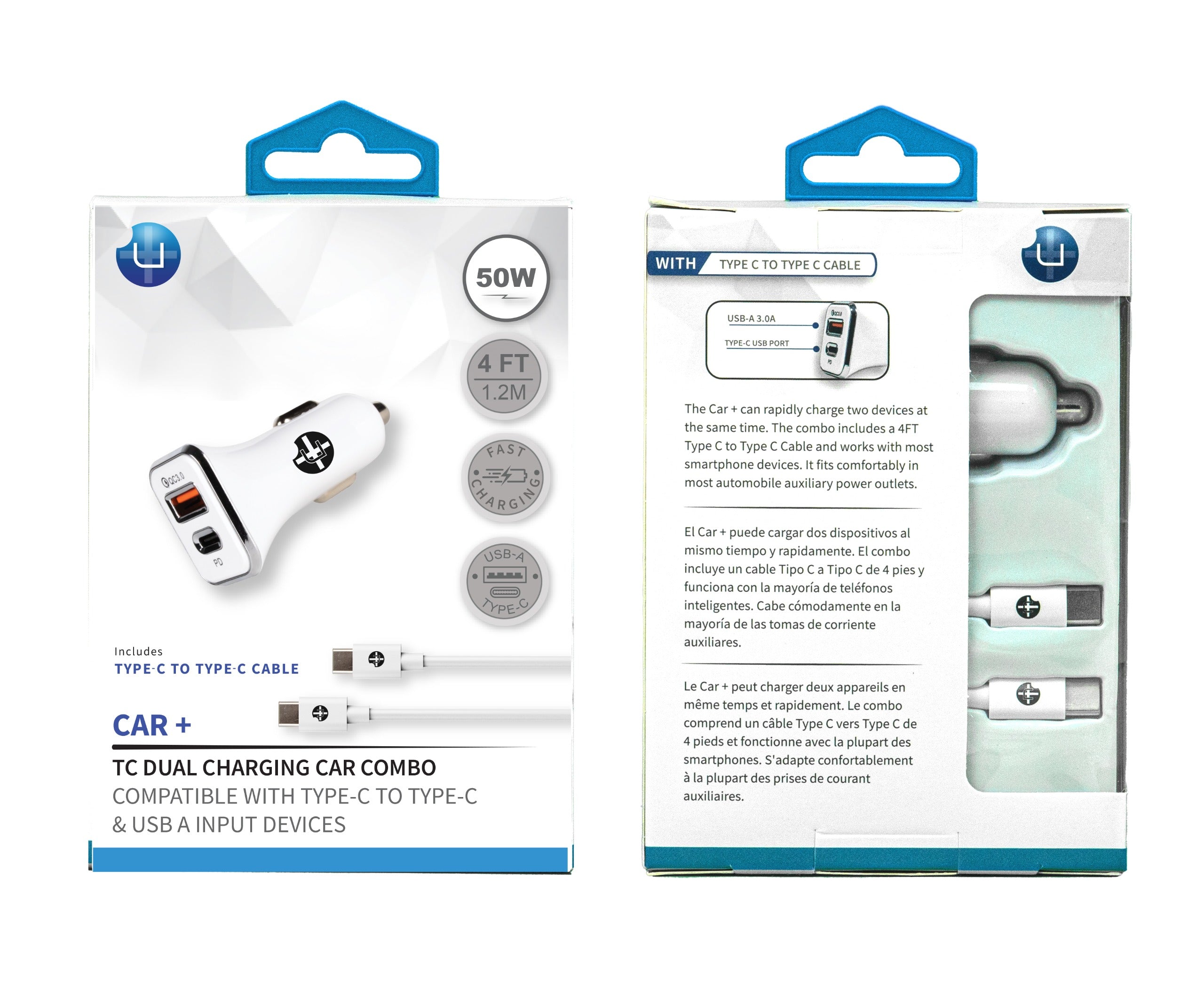 Uplus TC Dual Charging Car Combo