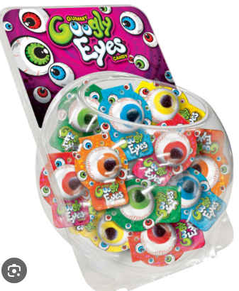 GOOGLY EYES DISPLAY 50CT