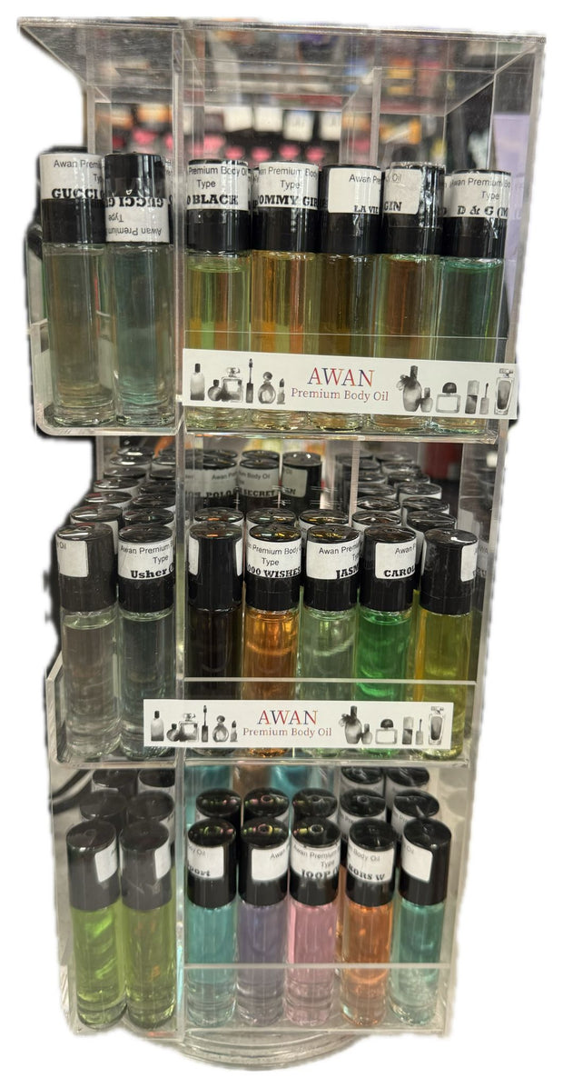 BODY OIL AWAN 120CT DISPLAY