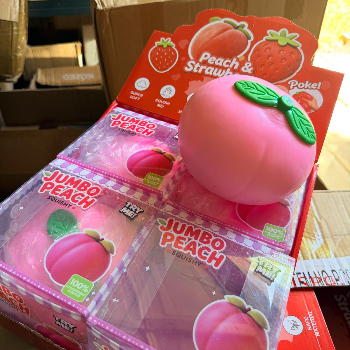 Jumbo Peaches 4ct
