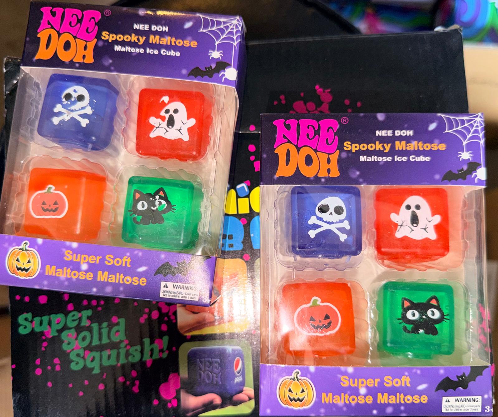 Nee-Doh Mini Cubes Halloween Edition